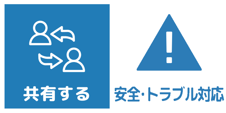 共有する　安全・トラブル対応